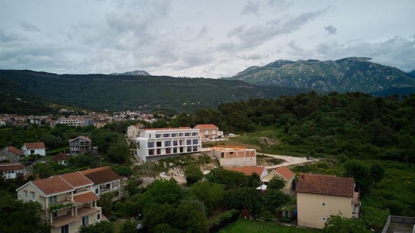 Jednosoban apartman 56.84m2 u novom kompleksu sa panoramskim pogledom na more – Tivat