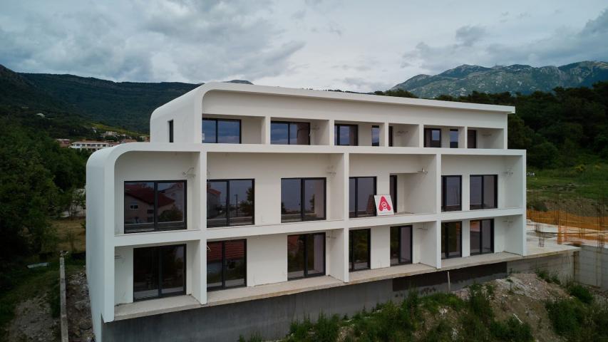 Jednosoban apartman 56.84m2 u novom kompleksu sa panoramskim pogledom na more – Tivat