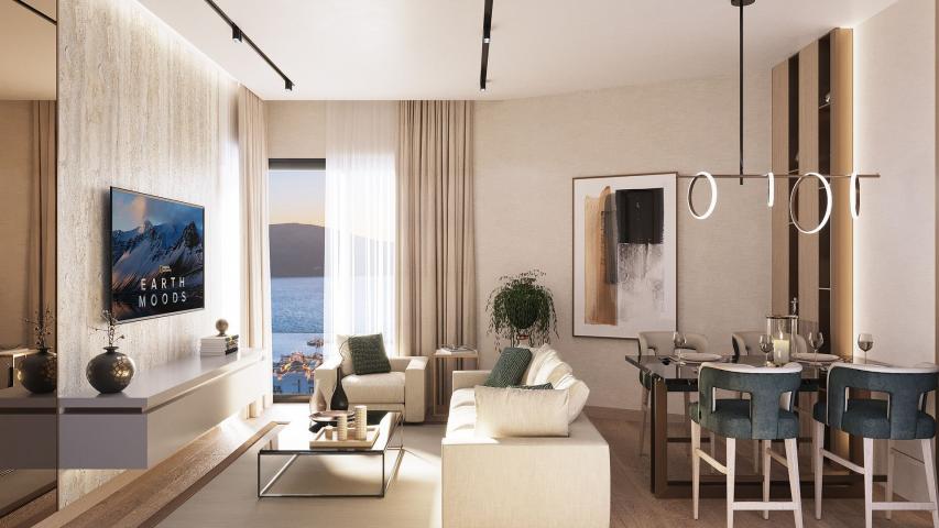 Jednosoban apartman 67.30m² u Novom Luksuznom Kompleksu na Atraktivnoj Lokaciji-Seljanovo, Tivat
