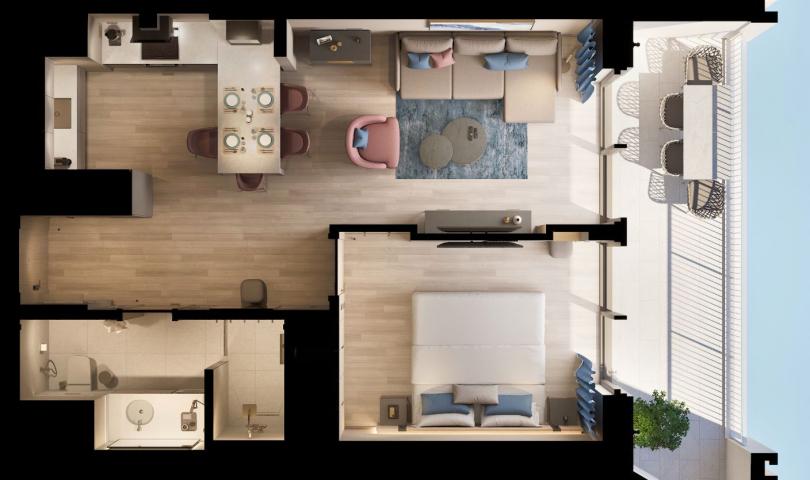 Prodaja dvosobnog stana 113 m² u ekskluzivnom modernom stambenom kompleksu u Rafailovicima – prvi re