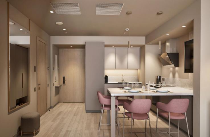 Prodaja dvosobnog stana 113 m² u ekskluzivnom modernom stambenom kompleksu u Rafailovicima – prvi re