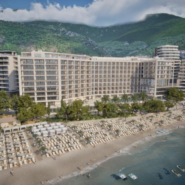 Prodaja jednosobnog stana 58m² sa pogledom na more u ekskluzivnom stambenom kompleksu u Rafailovicim