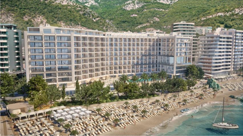 Prodaja jednosobnog stana 58m² sa pogledom na more u ekskluzivnom stambenom kompleksu u Rafailovicim