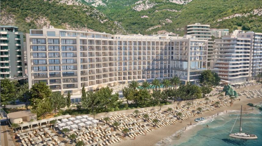 Prodaja jednosobnog stana 56 m² u ekskluzivnom stambenom kompleksu u Rafailovićima – prvi red do mor