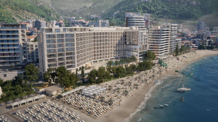 Prodaja jednosobnog stana 56 m² u ekskluzivnom stambenom kompleksu u Rafailovićima – prvi red do mor