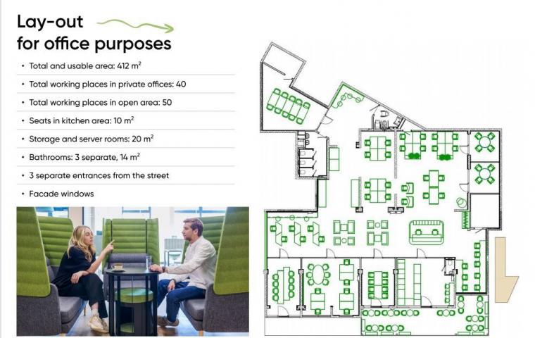 Izdavanje modernog poslovnog prostora 412m² – Old Bakery kompleks, Budva