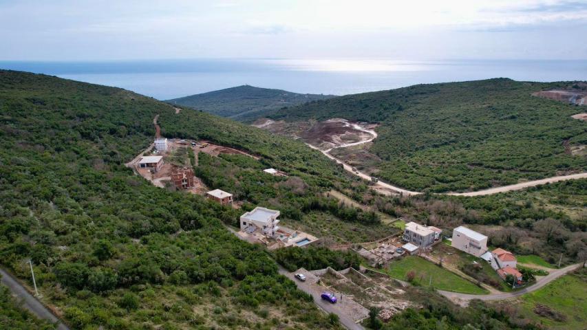Prodaja urbanizovanog zemljista 1130m² sa pogledom na more-Višnjeva, Kotor