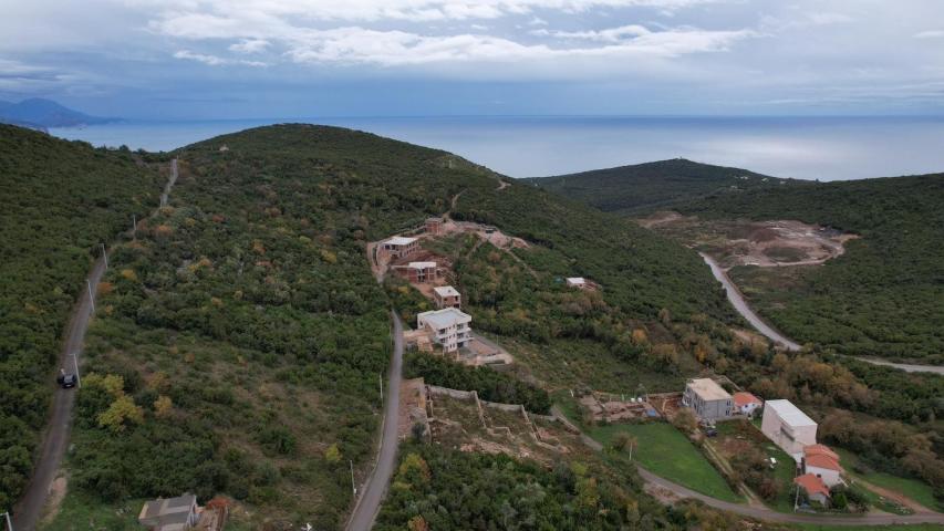 Prodaja urbanizovanog zemljista 1130m² sa pogledom na more-Višnjeva, Kotor