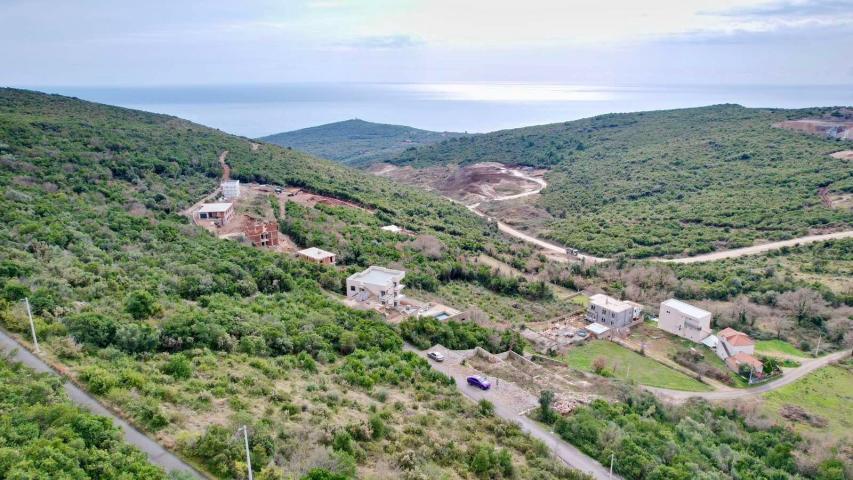 Prodaja urbanizovanog zemljista 1130m² sa pogledom na more-Višnjeva, Kotor