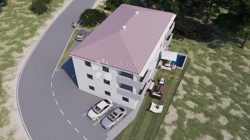 Prodaja apartmana, Klimno, otok Krk, novogradnja 78m2