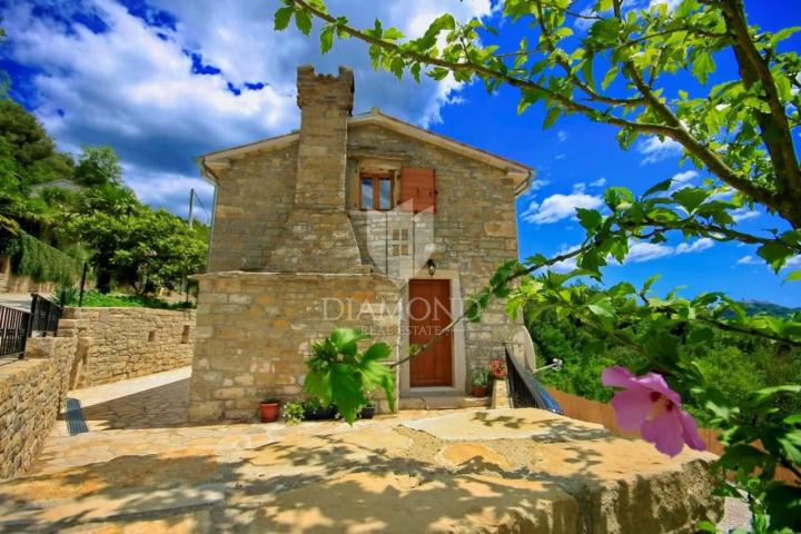 Oprtalj okolica, villa sa bazenom na mirnoj lokaciji 