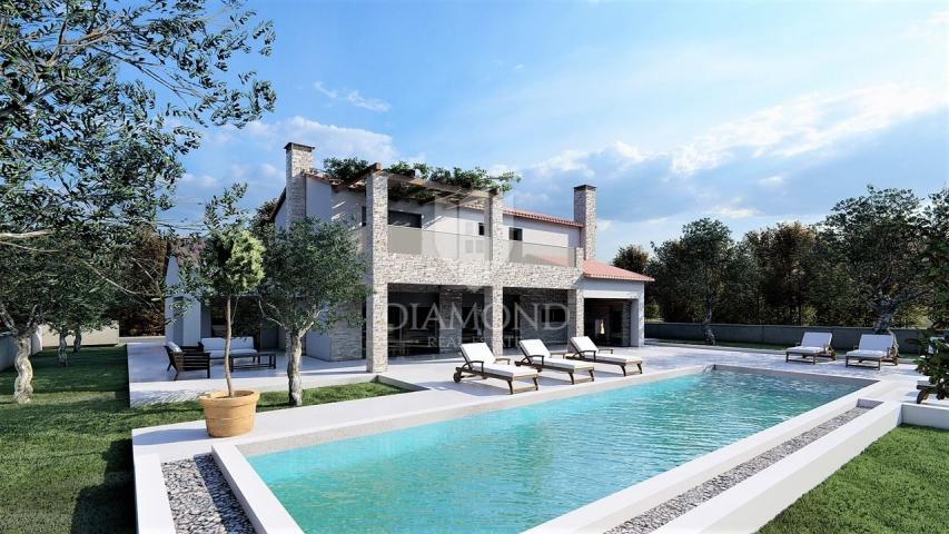 Poreč okolica, impozantna vila sa prekrasnim pogledom na more!