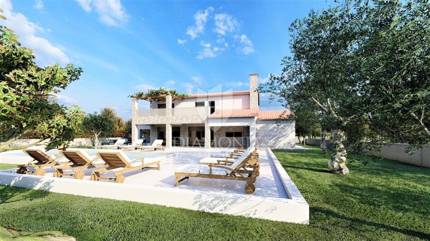 Poreč okolica, impozantna vila sa prekrasnim pogledom na more!
