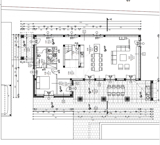 Poreč-Gebiet, Grundstück mit Projekt, Baugenehmigung und Meerblick!