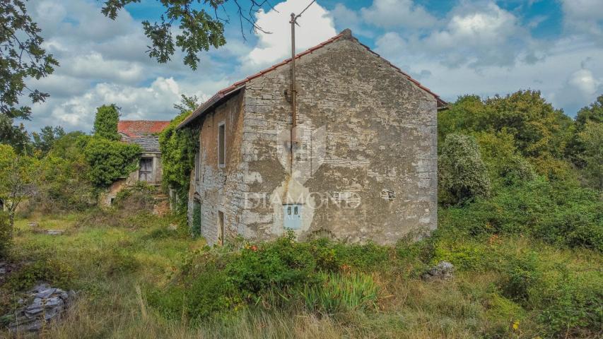 Oprtalj okolica, kuća sa velikim zemljištem 