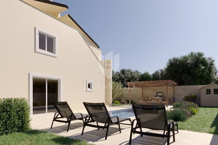 Poreč, Umgebung, Reihenhaus mit Pool in ruhiger Lage!