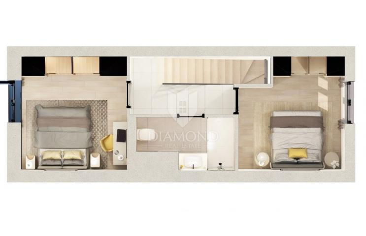 Poreč, two-room apartment on the ground floor, new building!