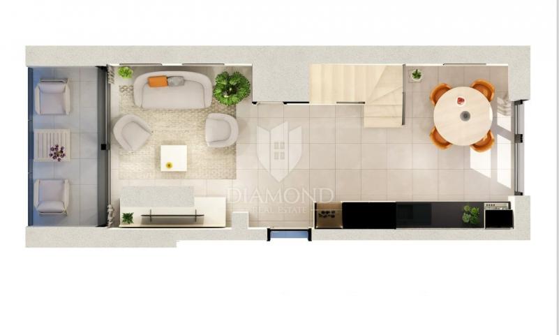 Poreč, two-room apartment on the ground floor, new building!