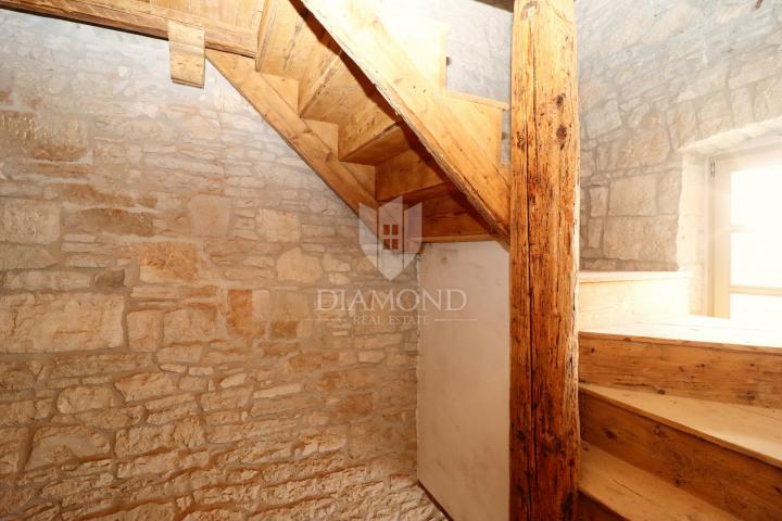 Poreč, Umgebung, Authentische Steinvilla mit Pool und Sauna