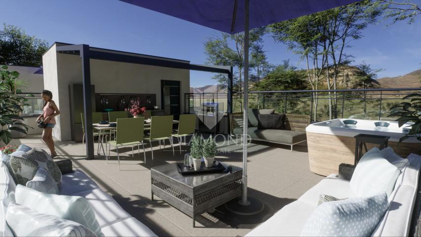 Poreč, Wohnung mit Dachterrasse und privatem Eingang