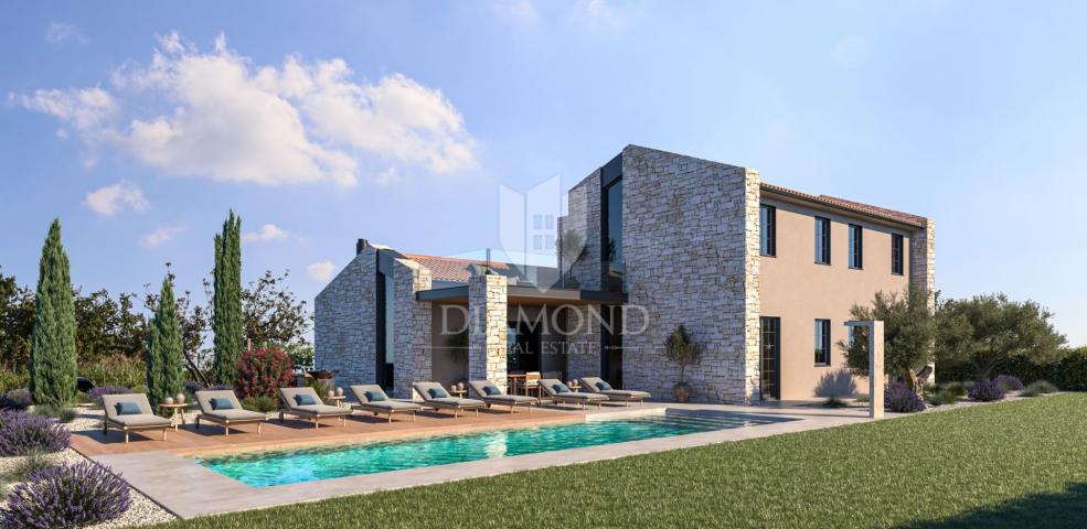 Poreč - okolica - Građevinsko zemljište  846 m² s projektom i dozvolom