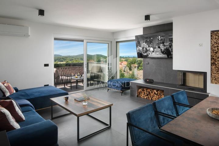 Vrsar – Umgebung: Villa mit Pool und Tennisplatz
