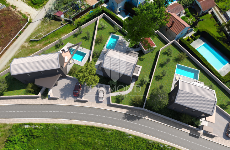 Poreč – okolica: Moderna kuća s bazenom u mirnom okruženju