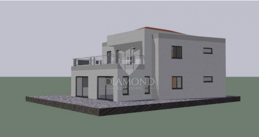 Pula, Građevinsko zemljište s projektom za 4 stana – idealno za investiciju!