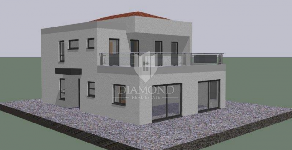 Pula, Građevinsko zemljište s projektom za 4 stana – idealno za investiciju!