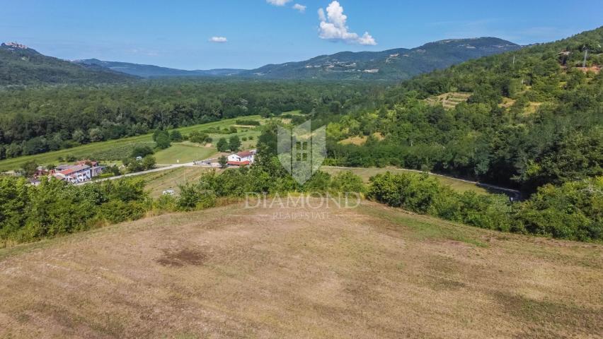 Motovun, okolica, izuzetno građevinsko zemljište s pogledom!
