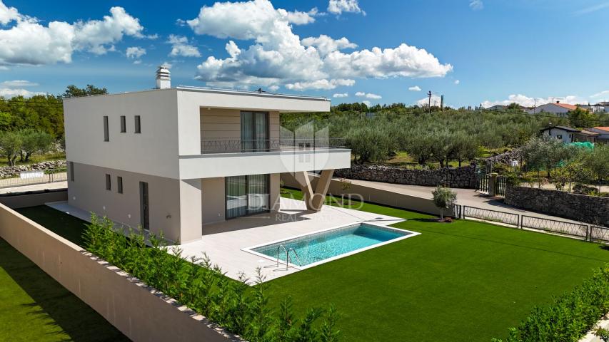 KRK - MODERNA VILLA S BAZENOM I SAUNOM