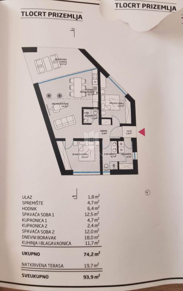 Rovinj, Umgebung, Grundstück mit Projekt - GELEGENHEIT!!!