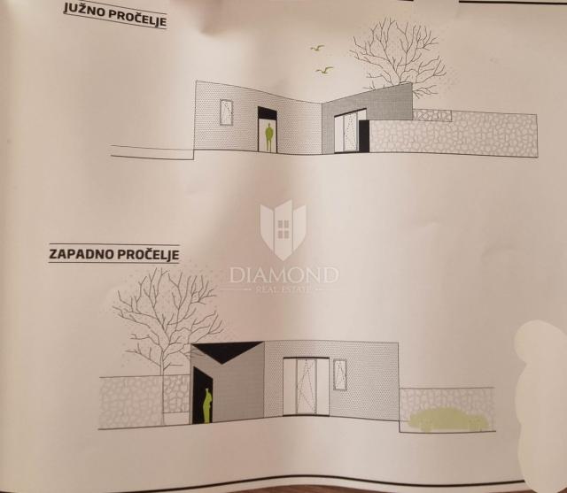 Rovinj, Umgebung, Grundstück mit Projekt - GELEGENHEIT!!!