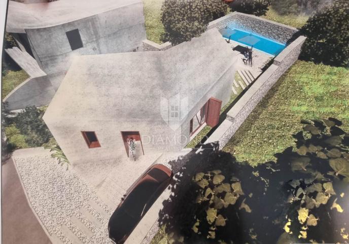 Rovinj, Umgebung, Grundstück mit Projekt - GELEGENHEIT!!!