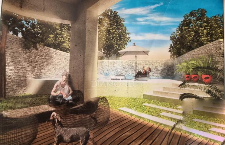 Rovinj, Umgebung, Grundstück mit Projekt - GELEGENHEIT!!!