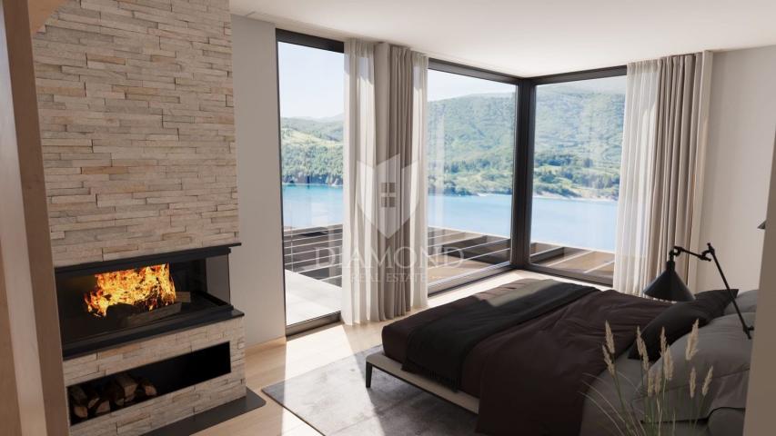 RABAC, OKOLICA, 80 M OD MORA, OČARAVAJUĆA ROH BAU VILLA