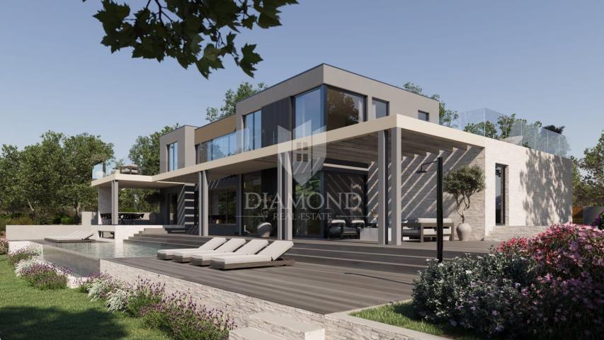 RABAC, OKOLICA, 80 M OD MORA, OČARAVAJUĆA ROH BAU VILLA
