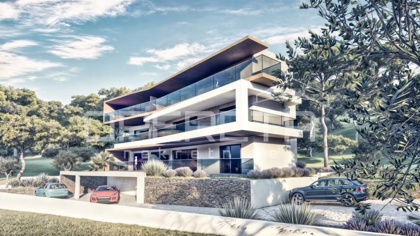 Novogradnja 30 m od mora s pogledom na more, Rogoznica, 66 m2, 3sb