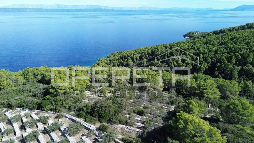 Poljoprivredno zemljiste s kućicom, nedaleko od mora, Vela Luka