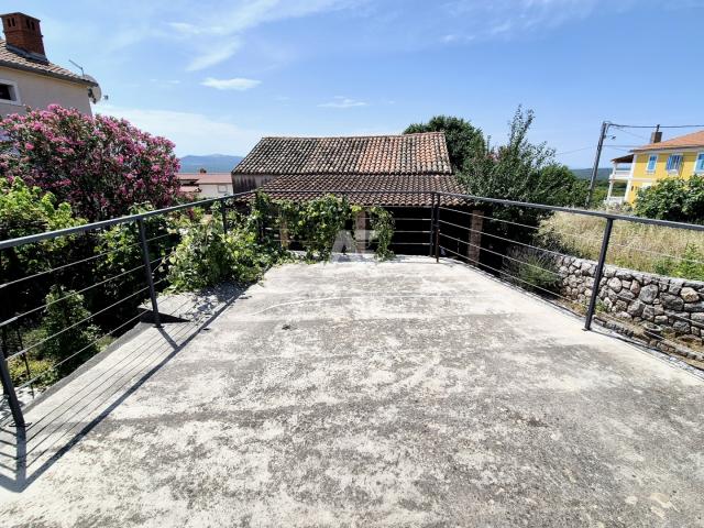 Vrbnik, okolica, dvojna kuća sa pogledom na more! ID 623