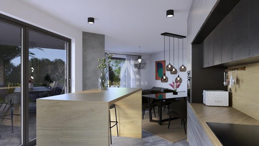 Vrbnik, luksuzni apartman s bazenom i pogledom na more! ID 643