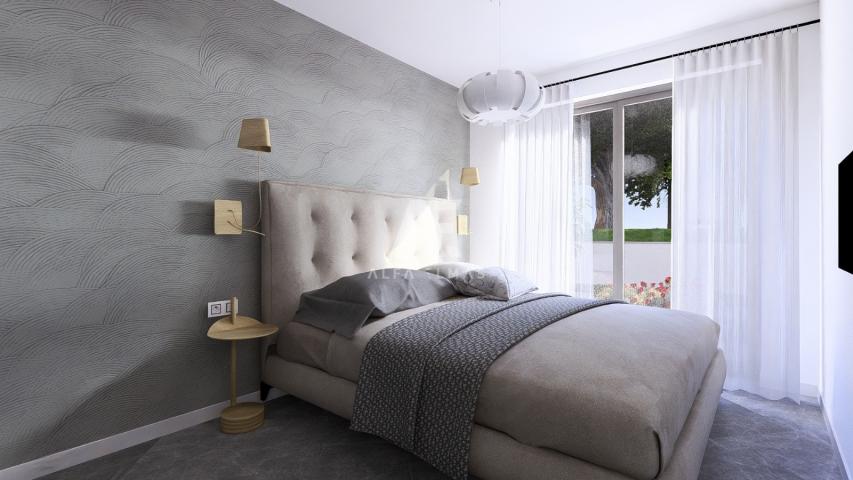 Vrbnik, luksuzni apartman s bazenom i pogledom na more! ID 643