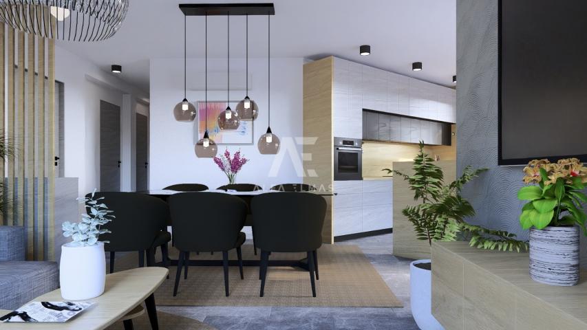 Vrbnik, luksuzni apartman s bazenom i pogledom na more! ID 643