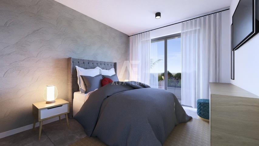 Vrbnik, luksuzni apartman s bazenom i pogledom na more! ID 643
