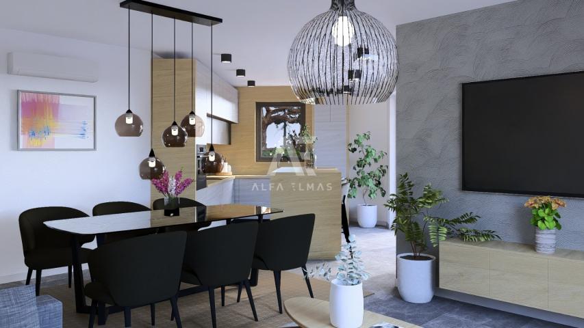 Vrbnik, luksuzni apartman s bazenom i pogledom na more! ID 643