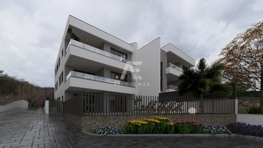 Vrbnik, luksuzni apartman s bazenom i pogledom na more! ID 643