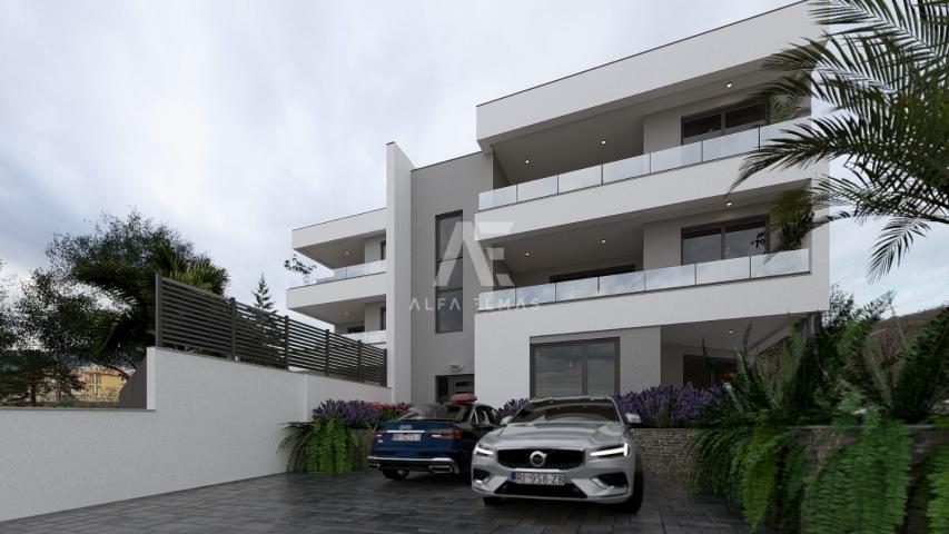 Vrbnik, luksuzni apartman s bazenom i pogledom na more! ID 643