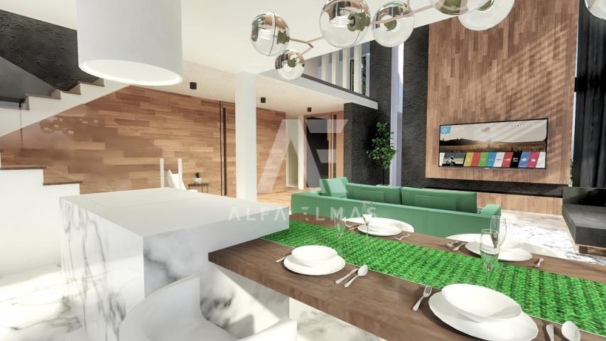 Opatija, okolica, vila u izgradnji s pogledom na more! ID 189