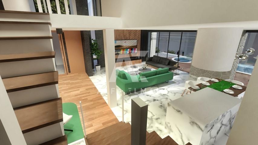 Opatija, okolica, vila u izgradnji s pogledom na more! ID 189