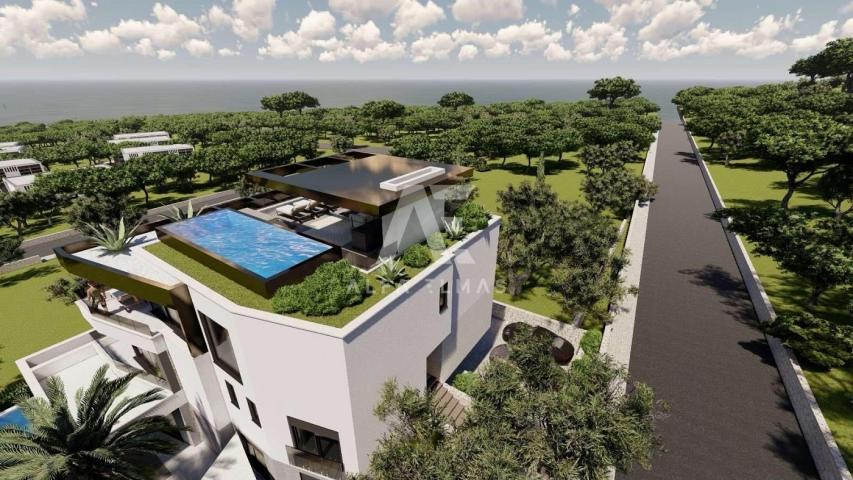 Krk, luxurious penthouse with pool and beautiful sea view!! ID 319